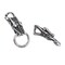John Bead Antique Silver Style Animals Head Stainless Steel Clasps
